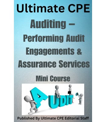 Auditing – Performing Audit Engagements and Assurance Services 2024 Mini Course